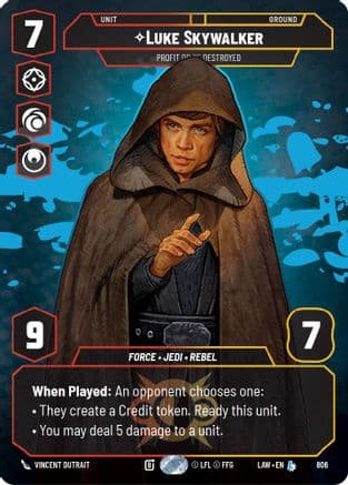 Luke Skywalker - Profit or Be Destroyed (Prestige) |  (806)  [A Lawless Time]
