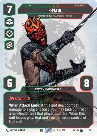 Maul - Master of the Shadow Collective (Prestige) |  (815)  [A Lawless Time]