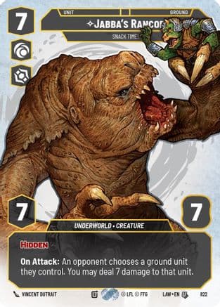 Jabba's Rancor - Snack Time! (Prestige) |  (822)  [A Lawless Time]
