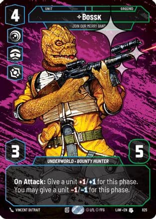 Bossk - Join Our Merry Band (Prestige Foil) | Foil (825)  [A Lawless Time]