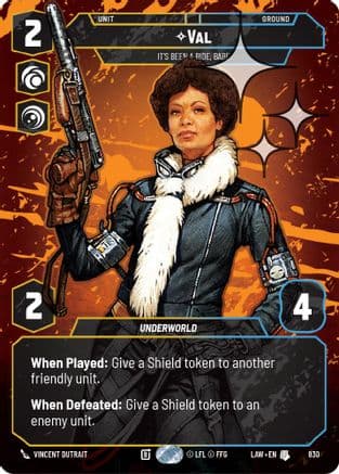 Val - It's Been a Ride, Babe (Prestige Foil) | Foil (830)  [A Lawless Time]