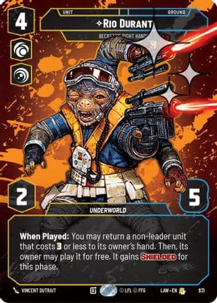 Rio Durant - Beckett's Right Hands (Prestige Foil) | Foil (831)  [A Lawless Time]
