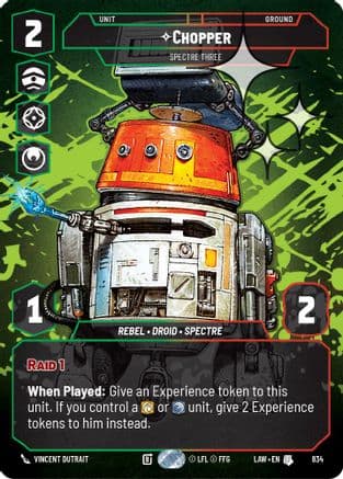 Chopper - Spectre Three (Prestige Foil) | Foil (834)  [A Lawless Time]
