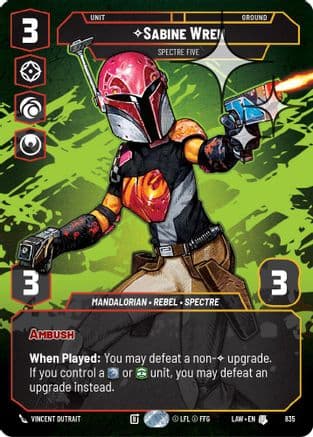 Sabine Wren - Spectre Five (Prestige Foil) | Foil (835)  [A Lawless Time]