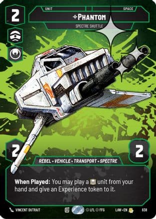 Phantom - Spectre Shuttle (Prestige Foil) | Foil (838)  [A Lawless Time]