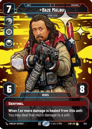 Baze Malbus - Good Luck (Prestige Foil) | Foil (843)  [A Lawless Time]