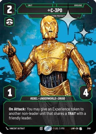 C-3PO - Translation Protocol (Prestige Foil) | Foil (846)  [A Lawless Time]