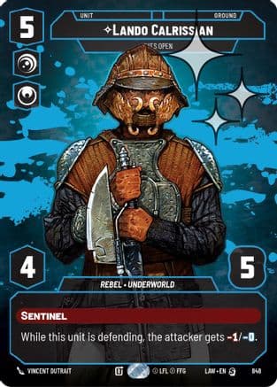 Lando Calrissian - Eyes Open (Prestige Foil) | Foil (848)  [A Lawless Time]