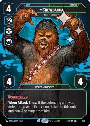 Chewbacca - Mighty Rescuer (Prestige Foil) | Foil (849)  [A Lawless Time]