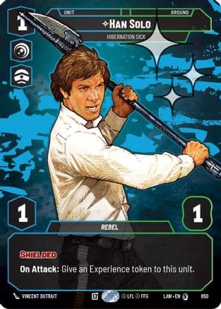 Han Solo - Hibernation Sick (Prestige Foil) | Foil (850)  [A Lawless Time]