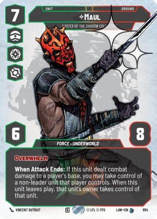 Maul - Master of the Shadow Collective (Prestige Foil) | Foil (854)  [A Lawless Time]