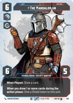 The Mandalorian - Let's See The Puck (Prestige Foil) | Foil (855)  [A Lawless Time]