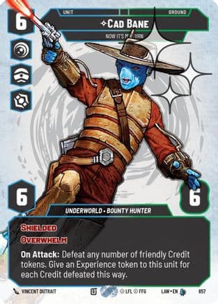 Cade Bane - Now It's My Turn (Prestige Foil) | Foil (857)  [A Lawless Time]