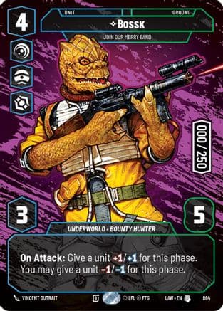 Bossk - Join Our Merry Band (Serialized) | Foil (864)  [A Lawless Time]