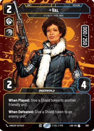 Val - It's Been a Ride, Babe (Serialized) | Foil (869)  [A Lawless Time]