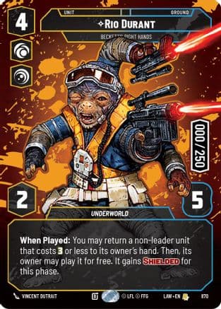 Rio Durant - Beckett's Right Hands (Serialized) | Foil (870)  [A Lawless Time]