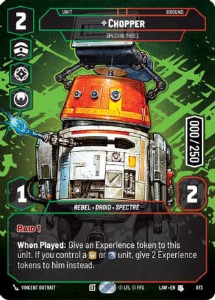 Chopper - Spectre Three (Serialized) | Foil (873)  [A Lawless Time]