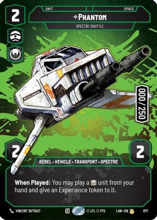 Phantom - Spectre Shuttle (Serialized) | Foil (877)  [A Lawless Time]