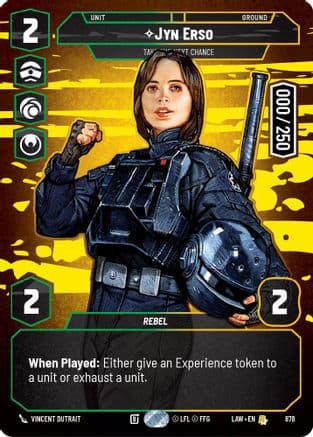 Jyn Erso - Take the Next Chance (Serialized) | Foil (878)  [A Lawless Time]