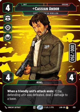Cassian Andor - Everything for the Rebellion (Serialized) | Foil (879)  [A Lawless Time]