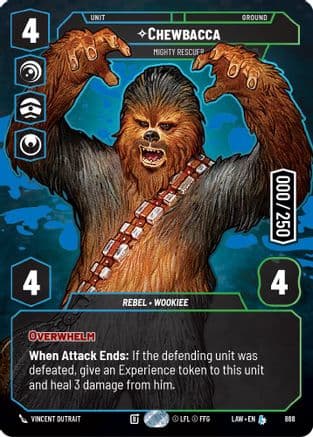 Chewbacca - Mighty Rescuer (Serialized) | Foil (888)  [A Lawless Time]
