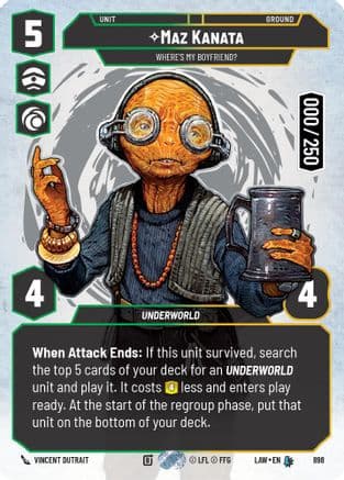 Maz Kanata - Where's My Boyfriend? (Serialized) | Foil (898)  [A Lawless Time]