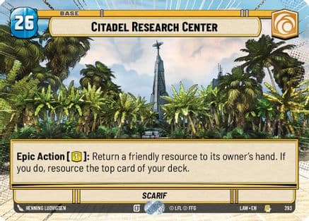 Citadel Research Center (Hyperspace) |  (293)  [A Lawless Time]