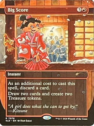 Big Score (7076) |  Foil (7076) [Secret Lair Drop Series]