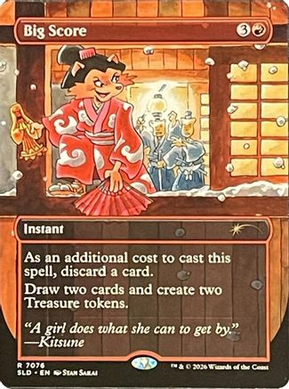 Big Score (7076) |  Foil (7076) [Secret Lair Drop Series]