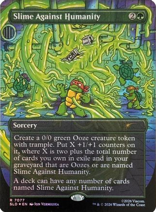Slime Against Humanity (7077) |  Foil (7077) [Secret Lair Drop Series]