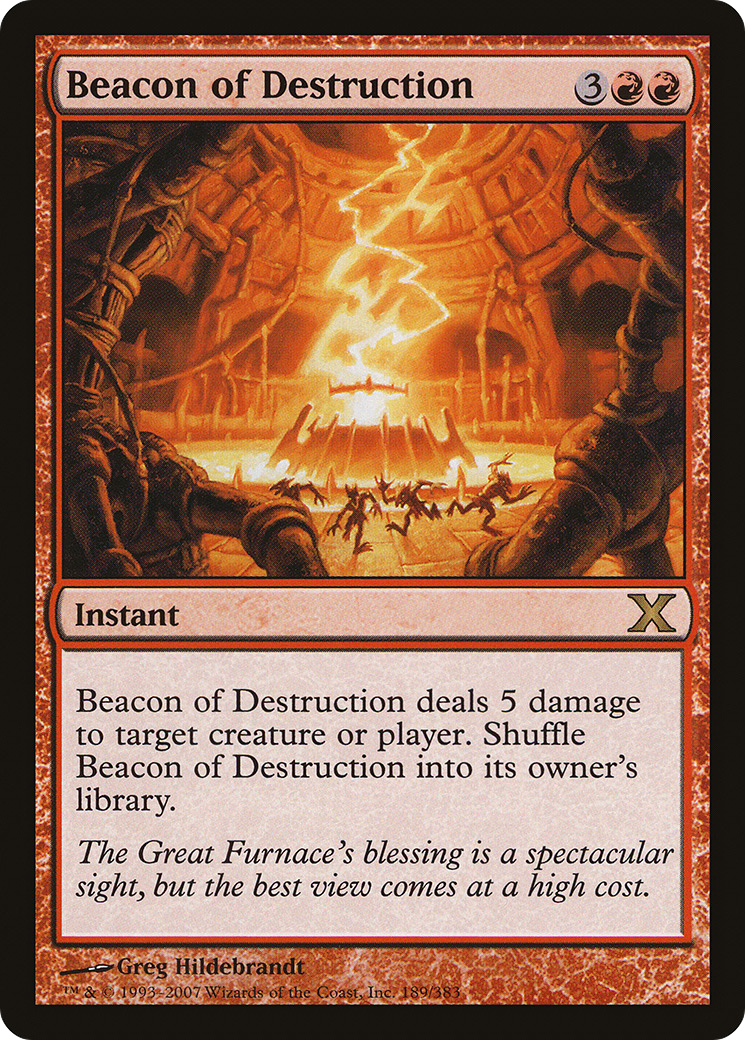 Beacon of Destruction [Tenth Edition] Foil