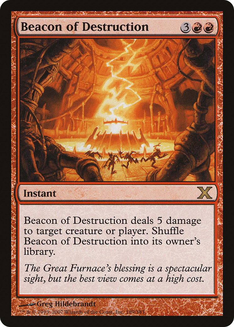 Beacon of Destruction [Tenth Edition] Foil