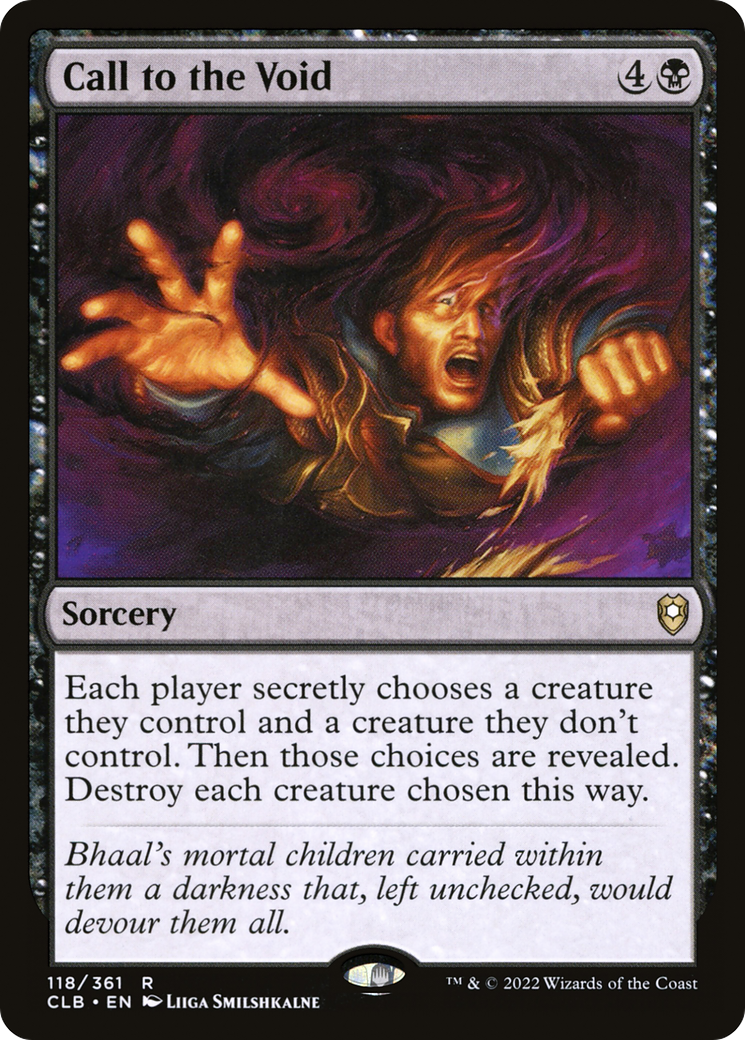 Call to the Void [Commander Legends: Battle for Baldur's Gate] Foil