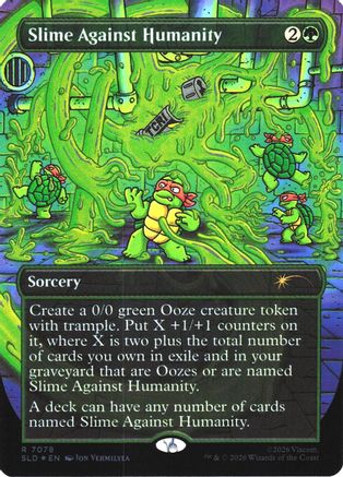 Slime Against Humanity (7078) |  Foil (7078) [Secret Lair Drop Series]