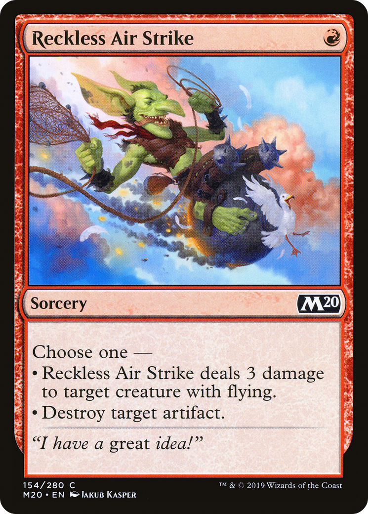 Reckless Air Strike [Core Set 2020] Foil