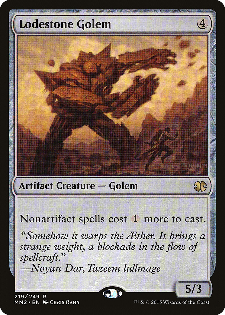 Lodestone Golem [Modern Masters 2015] Foil