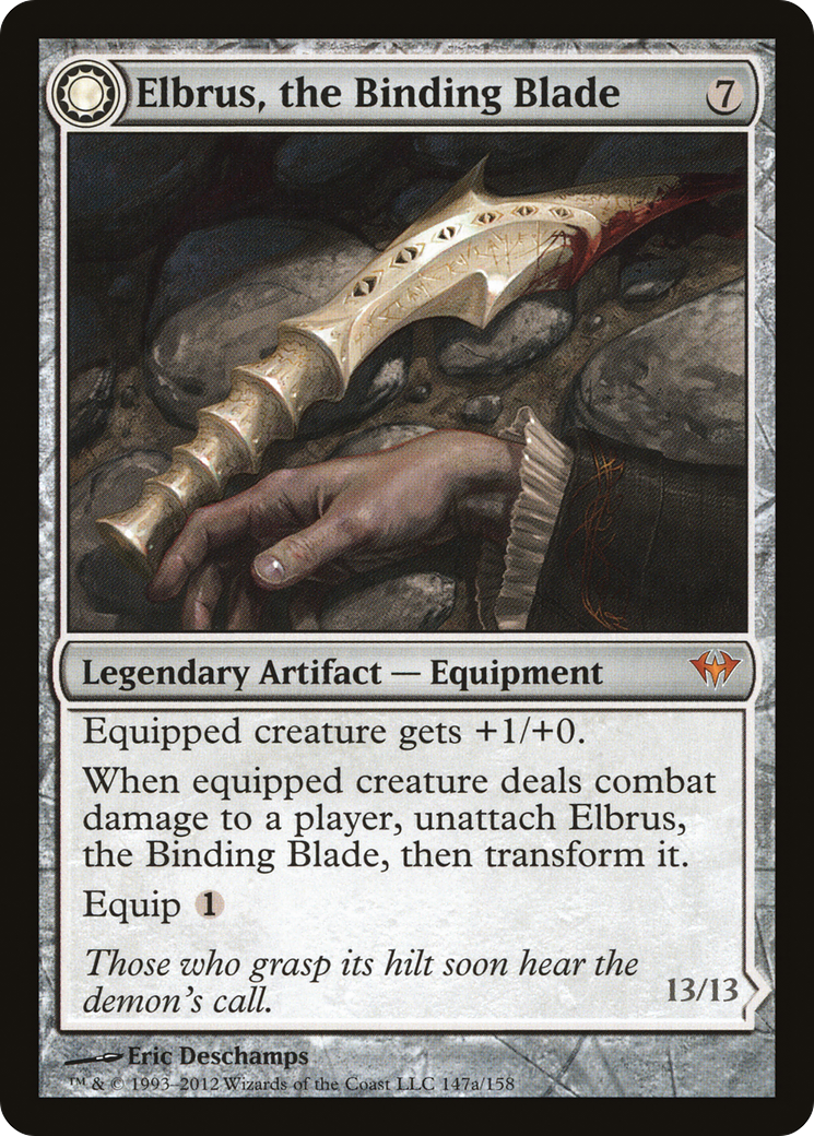 Elbrus, the Binding Blade // Withengar Unbound [Dark Ascension] Foil