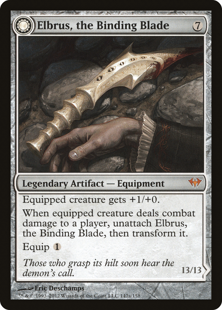 Elbrus, the Binding Blade // Withengar Unbound [Dark Ascension] Foil