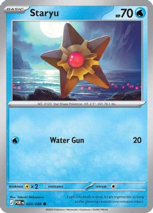 Staryu 020- ME03 Perfect Order Reverse Holofoil