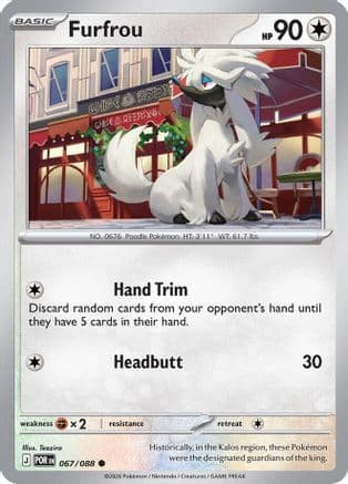 Furfrou 067- ME03 Perfect Order Reverse Holofoil