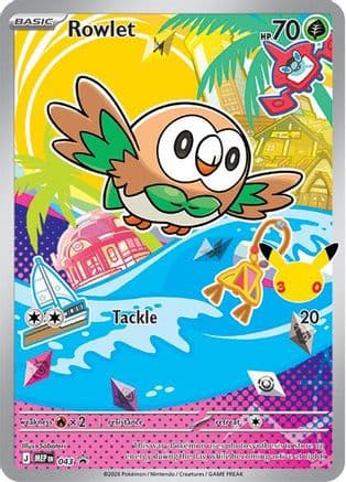 Rowlet 043- ME Mega Evolution Promo Holofoil