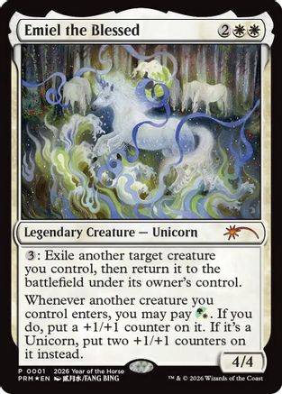 Emiel the Blessed (Year of the Horse 2026) |  Foil (001) [Standard Showdown Promos]