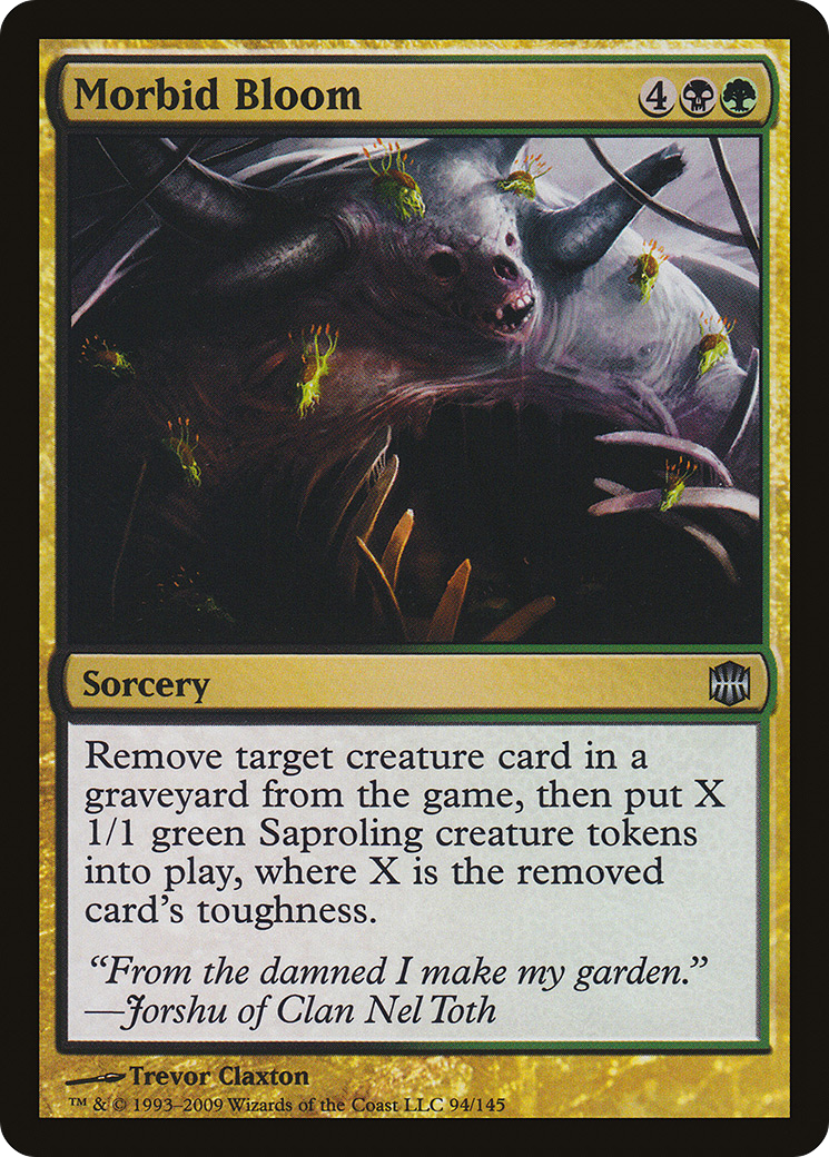 Morbid Bloom [Alara Reborn] Foil