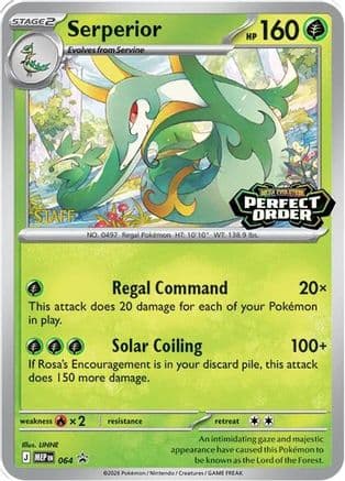 Serperior [Staff] 064- ME Mega Evolution Promo Holofoil