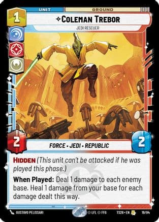Coleman Trebor - Jedi Rescuer |  (19/84)  [Twin Suns]