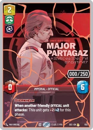 Major Partagaz - Healthcare Provider (Serialized) (Rose Gold) | Foil (1132)  [Secrets of Power]