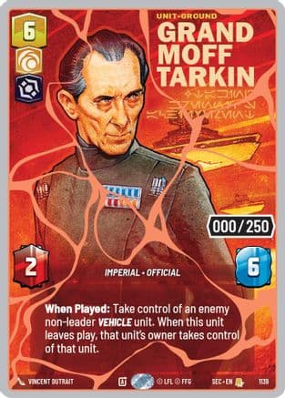 Grand Moff Tarkin - Taking Krennic's Achievement (Serialized) (Rose Gold) | Foil (1139)  [Secrets of Power]