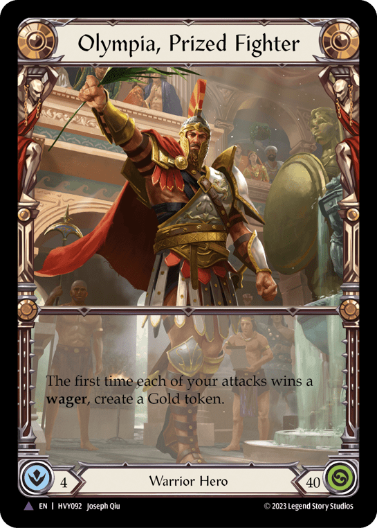 Olympia, Prized Fighter (Marvel) [HVY092] (Heavy Hitters)  Cold Foil