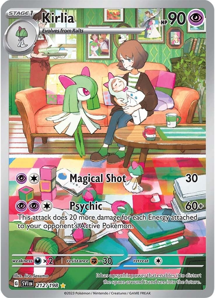 Kirlia 212/198  - Holofoil SV01 Scarlet & Violet Base Set - Illustration Rare