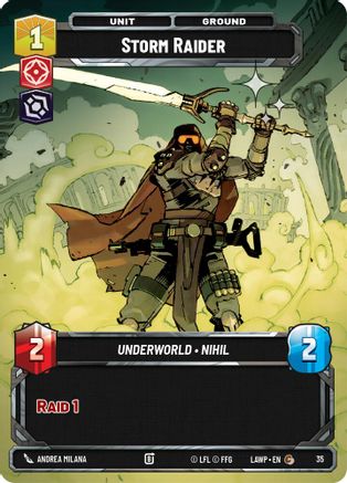 Storm Raider (Foil) | Foil (35)  [A Lawless Time Weekly Play Promos]